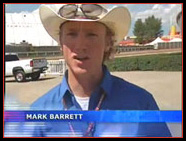 bull rider training video, Mark Barrett